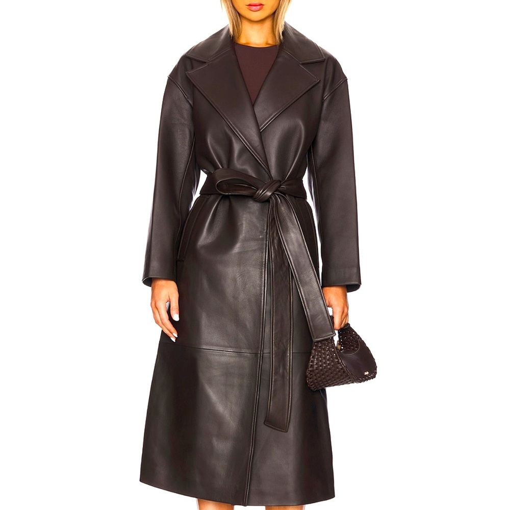 ALC Jax coat in ganache